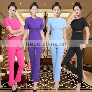 Latest Worker Design Spa/beauty Working Uniform Unique Design Uniform Wholesale thumbnail-3