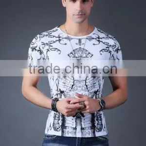 2016 Trendy Mens Cotton t Shirt Custom Fashion t Shirt thumbnail-1