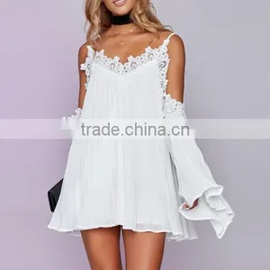 New Most Popular Beautiful One-piece Fashion Korean Ladies Lace Dress thumbnail-1