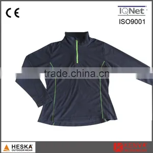 Outdoor Sweatshirts Custom 1/4zipper Pink Women Fleece Coat thumbnail-2