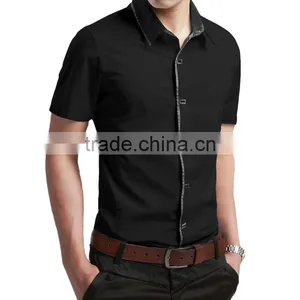 2015 Shirts Supplier From China Fashion Style Cotton Casual Men Shirt Latest Shirt Designs for Men High Quality Shirt thumbnail-1