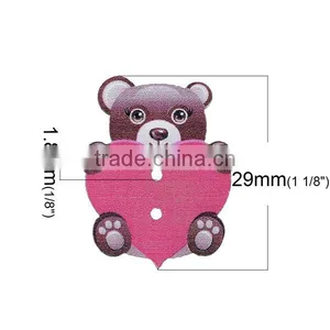 Factory Wholesale High Quality Wooden Button thumbnail-2