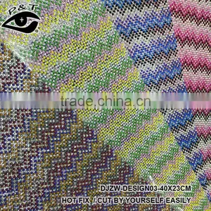 Hot Sales Rhinestone Sheet Chaton Easily Cut by Yourself 40x23cm Rhinestone With Epoxy Stone thumbnail-2