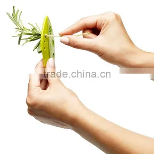 Rosemary Thyme Loose Leaf Herb Stripper Kale, Chard, Collard Green Herb Stripper Looseleaf Kitchen Gadgets Vegetable Tool KC1586 thumbnail-1