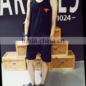Latest Mens Elastic Gym Vest Design Pinted Tank Top For Men thumbnail-3