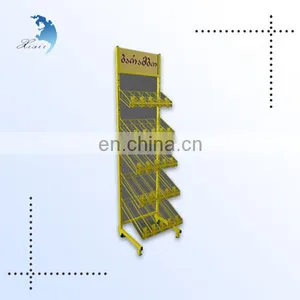 Metal Painted Chocolate Candy Display Stand With Custom Logo Print thumbnail-1
