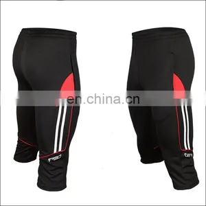 Wholesale Soccer Training Cropped Pants Sports 100 Polyester Men Short Track Pants thumbnail-5