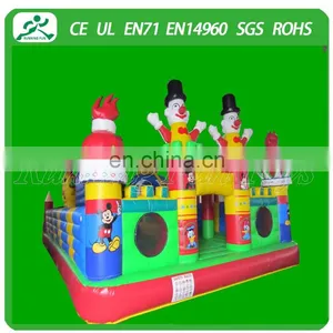 New Design Clown Inflatable Fun City for Outdoor Games thumbnail-1