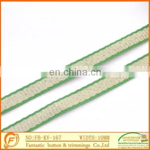 6mm Green Fabric Ribbon Trims Webbing thumbnail-1