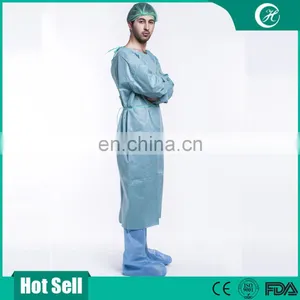 Spunbonded Nonwoven Disposable Medical Surgical Gown/ Medical Clothing Price thumbnail-1