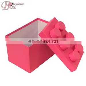 Paper Lego Colorful Chidrens Toy Storage Box thumbnail-1
