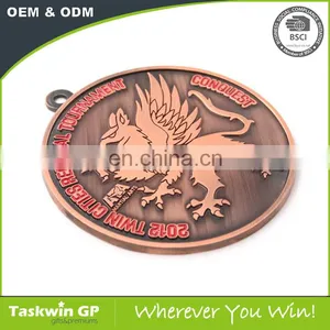 Best Sales Cheap Custom Embossed Metal Medals thumbnail-5