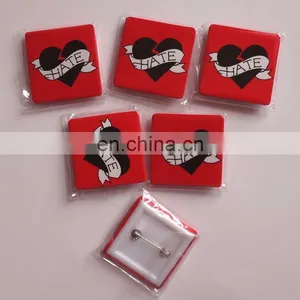 Custom Design Tin Badge With Safety Pin thumbnail-4