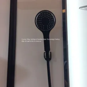 IT-P003B Shower Systems With Platform Foshan Factory Black Colour Luxury Rain Shower 3 Functions thumbnail-4