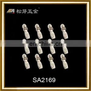 Clutch Bag Hardware" Zipper Puller With Logo thumbnail-1