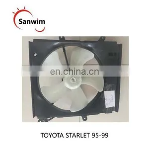 1995 1996 1997 1998 1999 Fits TO-YO-TA STA-RLET Radiator Cooling Fan thumbnail-1