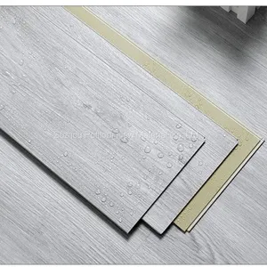 SPC Floor Vinyl Flooring Sheet Tiles Slotted Click Lock 4.2mm Thickness 0.1mm Wear Layer thumbnail-1