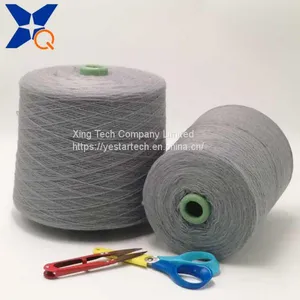 Grey Nm26/2ply 15% Stainless Steel 85% Bulky Acrylic Fiber Spun Yarn for Knitting Warm Hand Feeling Touch Screen Gloves-XT11455 thumbnail-5