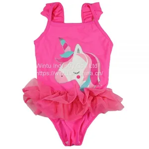 Cute Juniors Swimsuits Ruffle Swimming Costume thumbnail-1