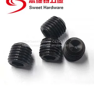 DIN916 Alloy Steel Hex Screw Grub Set Screw Socket Cap Screw in Black thumbnail-2