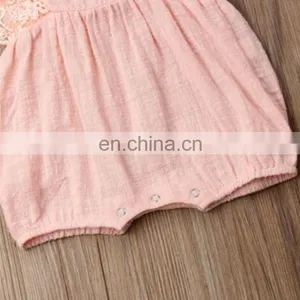 Infant Romper Comfortable Clothing Sleeveless Linen Baby Clothes thumbnail-4
