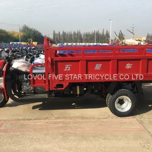 Gasoline Tricycle Double Shock Absorber Trike Three Wheeler Cargo Loader thumbnail-4
