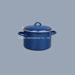 Enamel Carbon Steel Casserole With Enamel Knob thumbnail-1