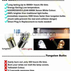 Festoon 4smd 31mm 5050 Car Dome Instrument Light Bulbs License Plate Indicator Lights 6 Colors thumbnail-6