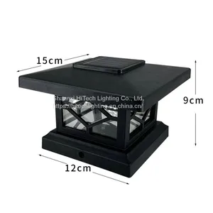 Solar Post Cap Light Waterproof Energy Saving LED Solar Fence Light Warm White Light Decoration for Garden Fence thumbnail-2