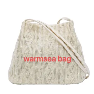 Ladies Fashion Handbags Knitted Shoulder Bags Sling Bag thumbnail-2