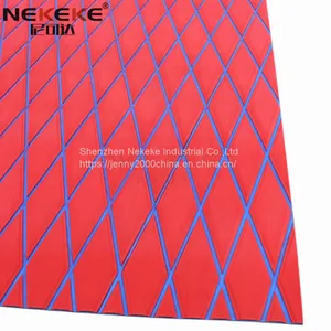 NEKEKE 6mm Red + Blue + Diamond on Surface Boat Yacht Marine EVA Deck Foam Sheet Composite Outdoor Decking thumbnail-1