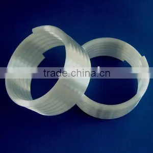 Spiral Milky Quartz Tube thumbnail-1