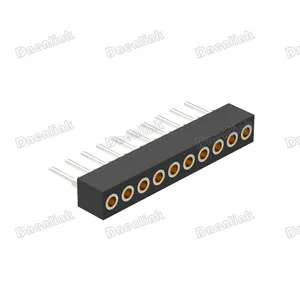 Dnenlink 1.778mm Pitch Machined Pin Single Row Female Header Connector thumbnail-4