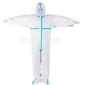 Disposable Medical Use Protective Clothing, Microporous Coverall and Isolation Gown SMS thumbnail-4