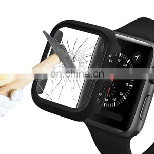Full Coverage Tempered Film Tpu Screen Protector For Apple Watch Series Crystal Clear Front Protector Case thumbnail-4