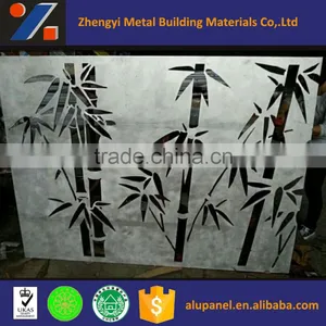 Curtain Wall Perforated Bamboo Aluminum Panel thumbnail-1