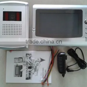 HSY-VDP3 4 Wire 7inch TFT Monitor CMOX Camera Doorbell Wired Door Phone Video Intercom Unlock thumbnail-5
