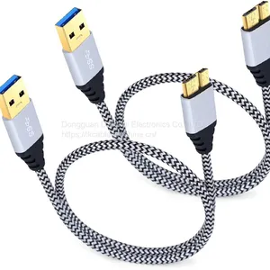 Micro USB 3.0 Cable – USB Type A to Micro B Fast Charger Cable With Gold-Plated Connectors for Samsung Galaxy S5, Note 3, Hard Drive thumbnail-5