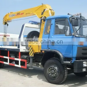 Dongfeng 4x2 Multi-function Wrecker Truck With Crane XCMG thumbnail-1