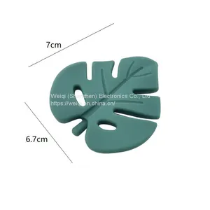 Silicone Maple Teether Bpa Free Baby Teething Teether thumbnail-3