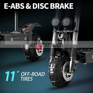Free Shipping Eu USA Warehouse 85KM Speed Powerful Folding Dual Motor Electric 5600W Scooter thumbnail-4