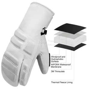 KUTOOK Snoboarding Gloves Ski Mittens Winter Sports thumbnail-3