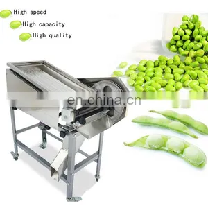 Commercial Stainless Steel Used Pea Shellers Splitting Shelling Machine thumbnail-3