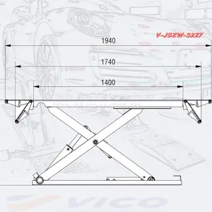 PORTABLE MID-POSITION SCISSOR LIFT # V-JSZW-3227 thumbnail-2