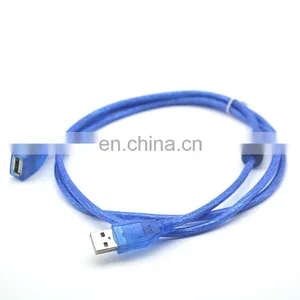 Wholesale China PVC Jacket 26awg Cable Usb , 1.5m Blue Usb Extension Cable thumbnail-1