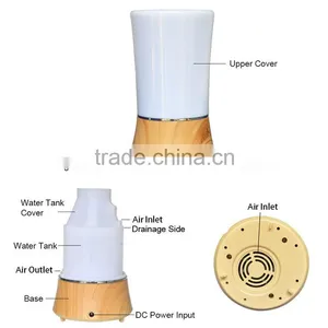 Aromatherapy Essential Oil Diffuser Wood Grain SPA Decor Ultrasonic Atomizing Diffuser AN-0418 thumbnail-5