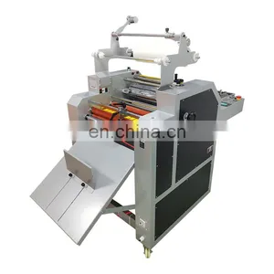 490mm Double Side Laminating Machine Hydraulic Laminating Machine A2 A3 A4 Hot Roll Laminating Machine For Paper/Photo thumbnail-3