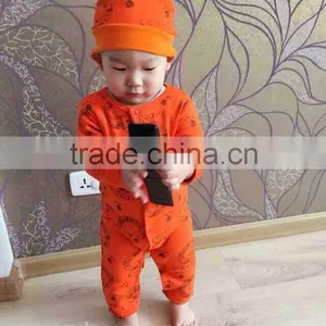 Plain White Baby Rompers Animal and Fruit Print AG-LA0027 thumbnail-5