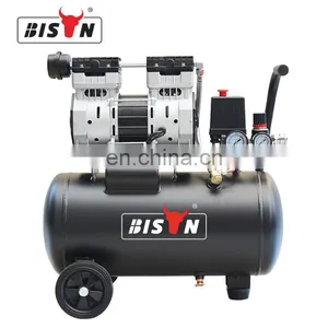 Bison China 230 V 24l Dental Air Compressor Painting Silent Portable Oil Free 1hp 750W Compresor De Aire Portatil thumbnail-1