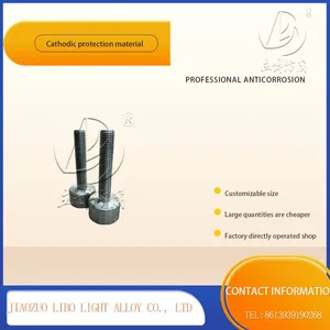 Zinc Alloy Sacrificial Anodes for Machinery Good Stock Cathodic Protection Material thumbnail-5